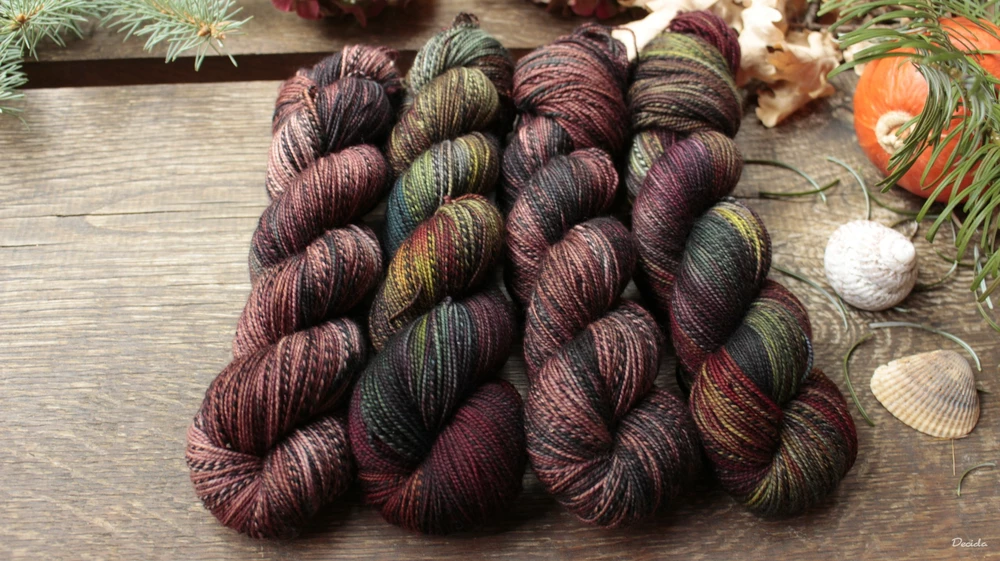 "Olive salad" - ZEBRA Merino sw/nylon 365m/100g