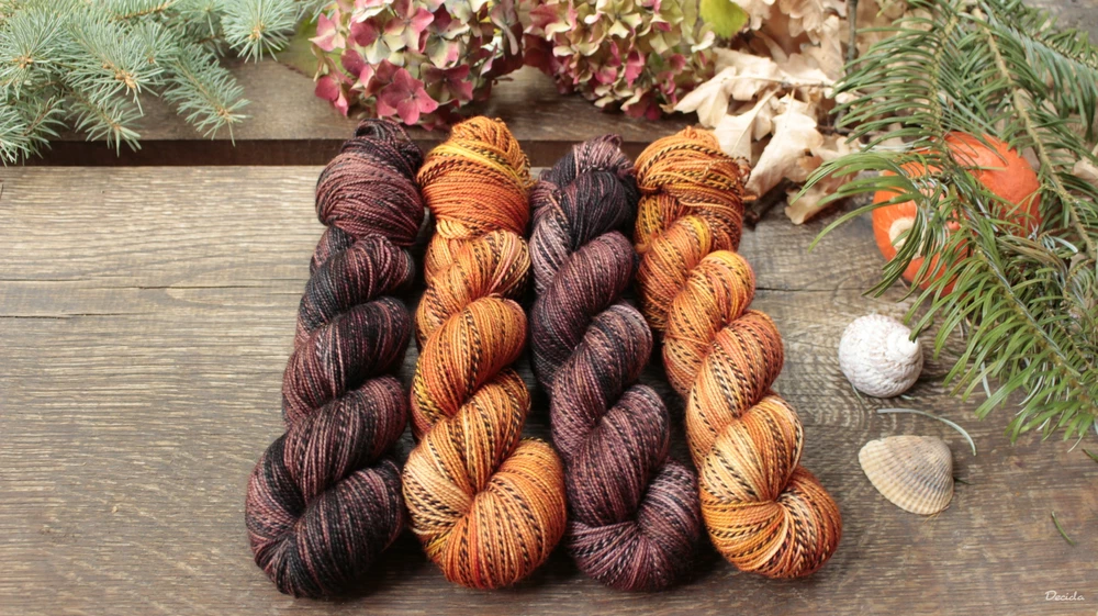 "Brownies" - ZEBRA Merino sw/nylon 365m/100g