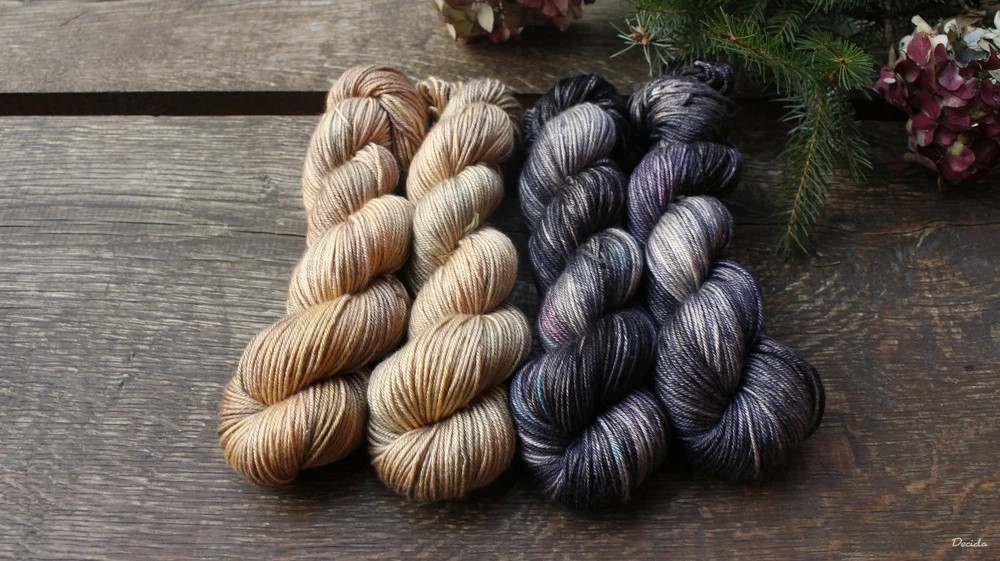 "Ice corn" merino/hedvábí 50/50 212m