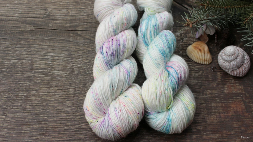 "Speckled Unicorn" - EXTRA Merino sw/polyamid 365m/100g