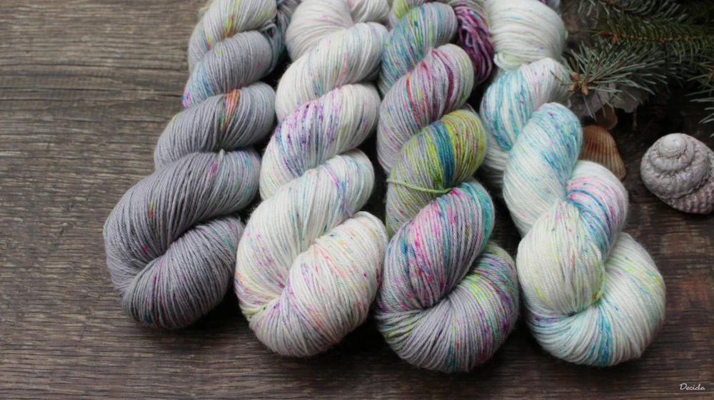 "Grey Unicorn" - EXTRA Merino sw/polyamid 365m/100g