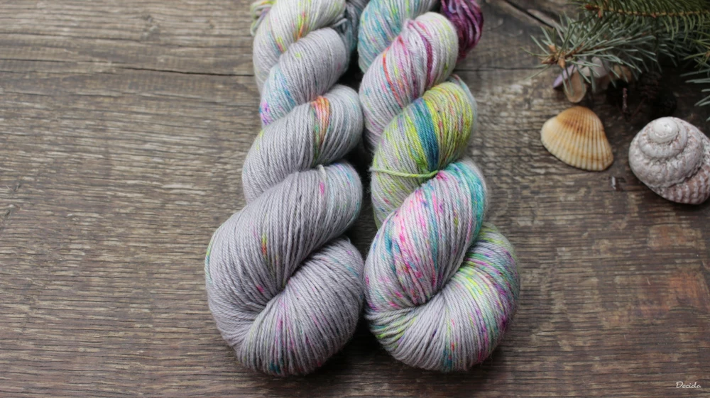 "Grey Unicorn" - EXTRA Merino sw/polyamid 365m/100g