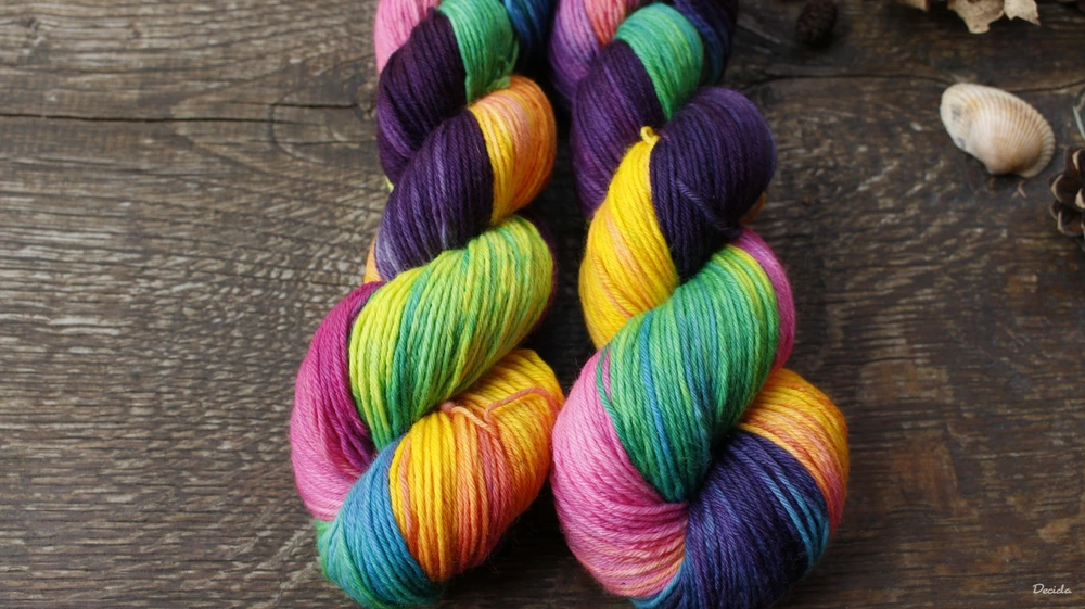 "Neon" - Merino sw/polyamid 270m/100g
