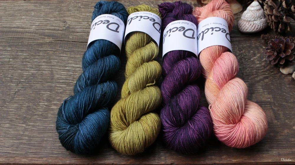 "Estrella morada" -  extra MERINO se sw 3mm