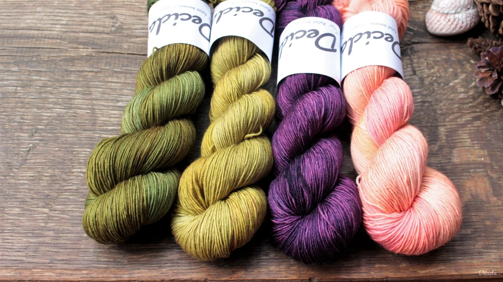 "Estrella morada" -  extra MERINO se sw 3mm