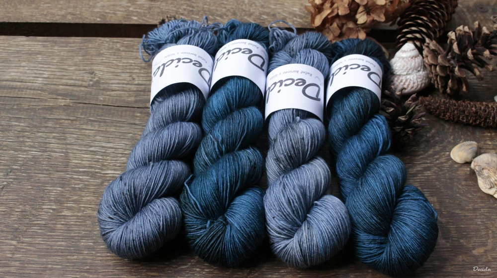 "Noche azul" -  extra MERINO se sw 3mm