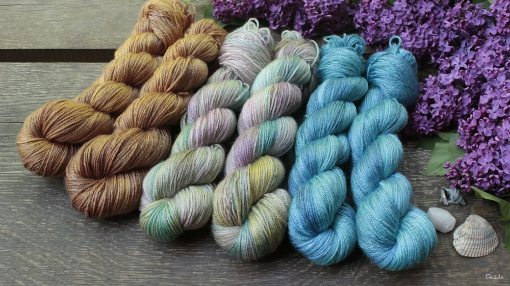 "Skořice" Novinka Merino/tencel 333m