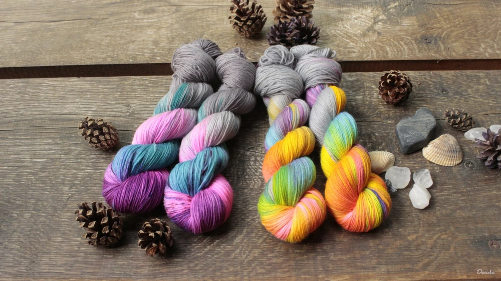 "Lightning" - EXTRA Merino sw/polyamid 365m/100g