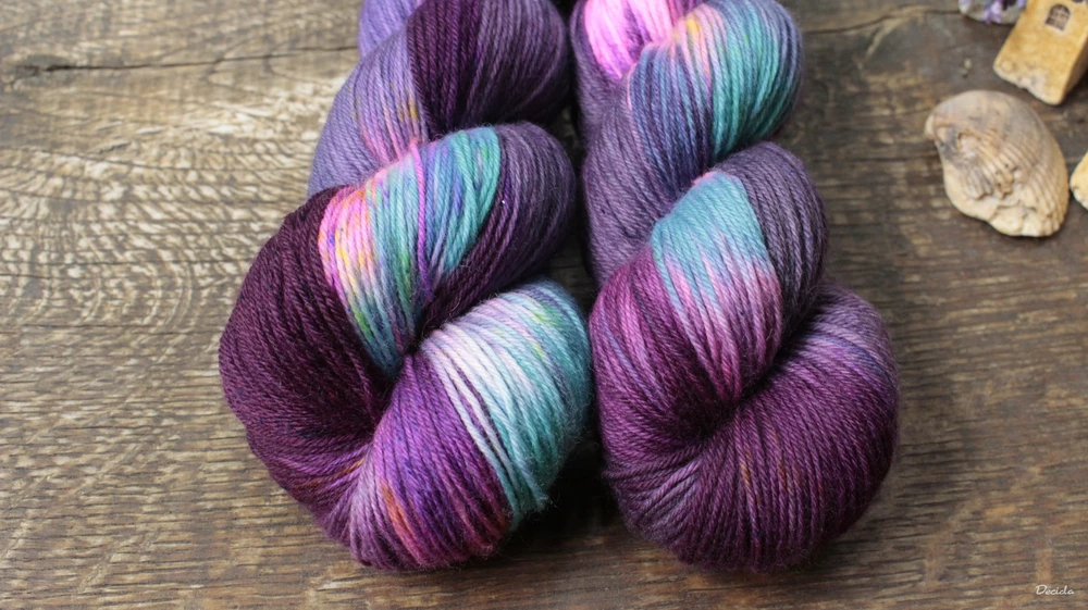 "Letní květy" - EXTRA Merino sw/polyamid 365m/100g