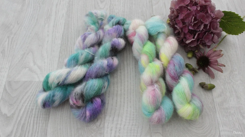 "Iguana 2" - 72%mohér/28%hedvábí 50g 