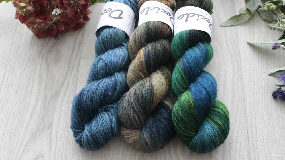 "Spadané listí"- 50% merino/50% alpaka 250m