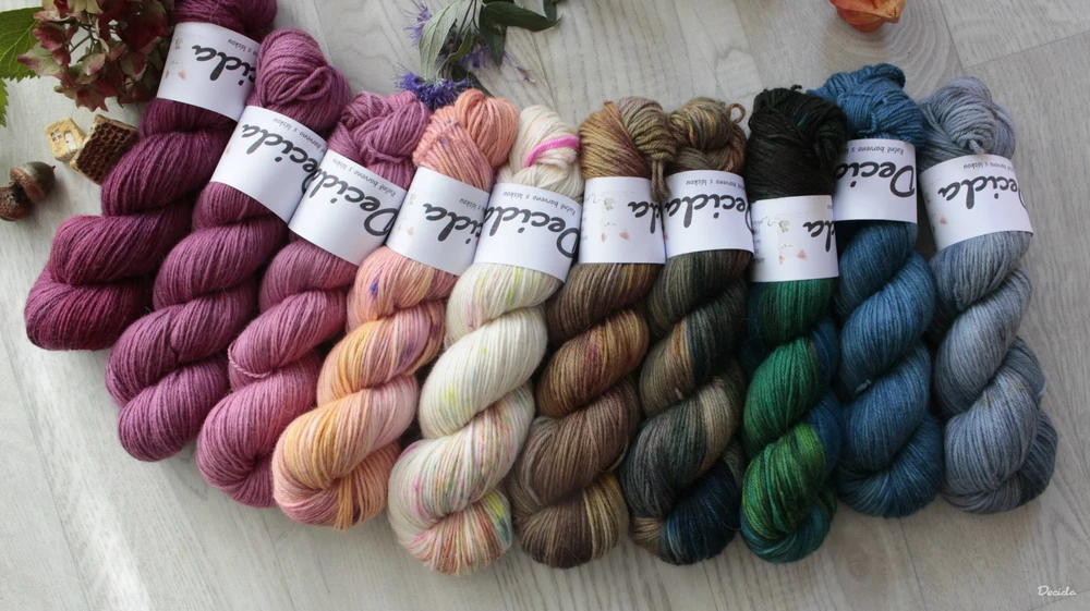 "Spadané listí"- 50% merino/50% alpaka 250m