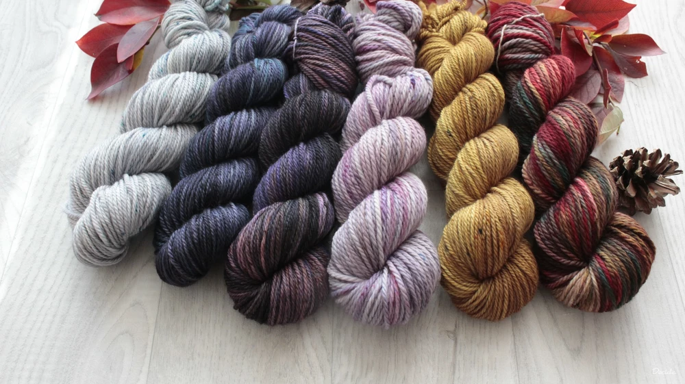 "Caminando de noche" ARAN merino sw 166m/100g