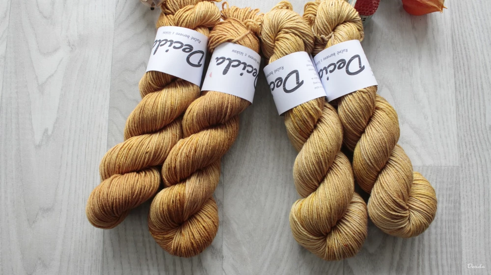 "Obilí 2" Merino/hedvábí 4mm 