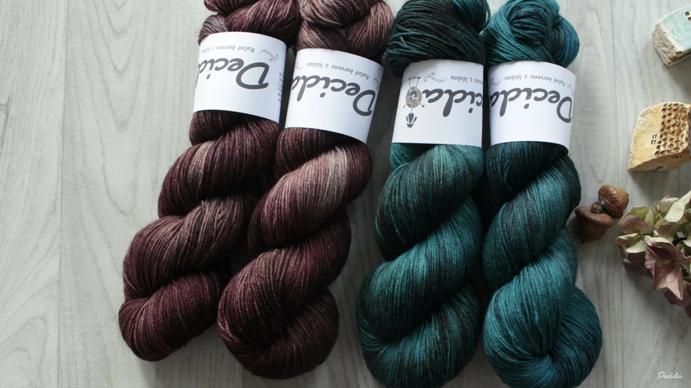 "Teal hugs " - EXTRA Merino sw/polyamid 365m/100g