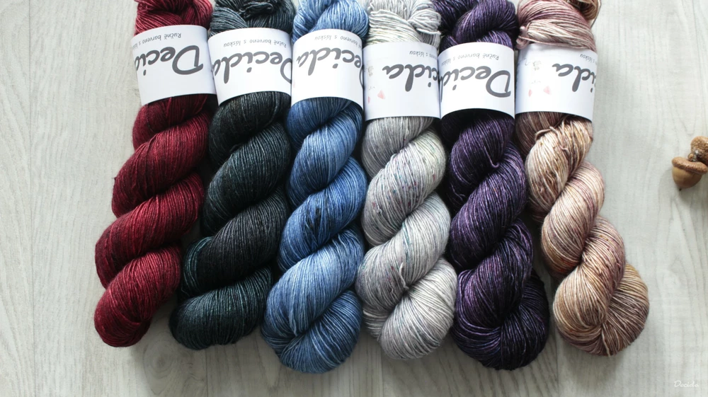 "Purple dream" merino/hedvábí 70/30 400m jednonitka 