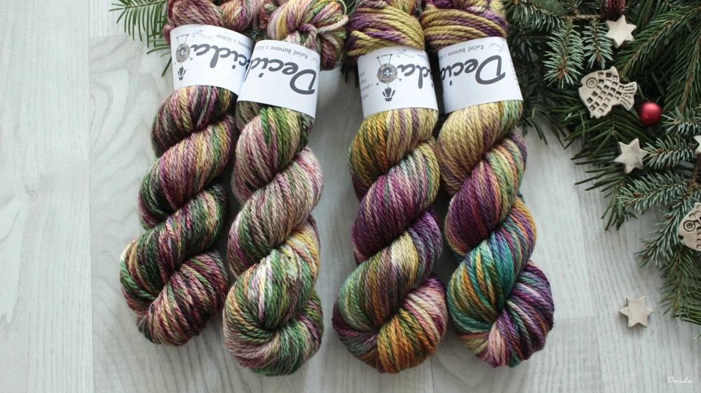 "Lesana" Chunky merino sw 100m/100g