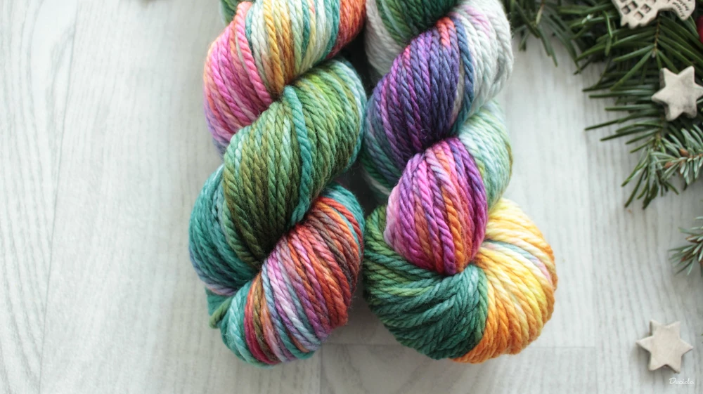 "Viva la vida" Chunky merino sw 100m/100g
