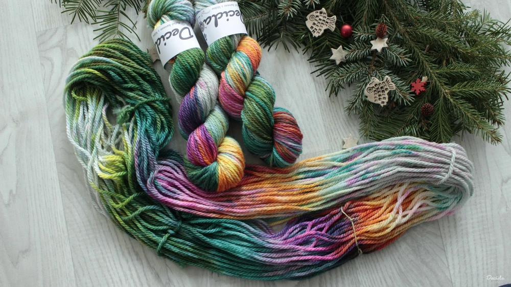 "Viva la vida" Chunky merino sw 100m/100g