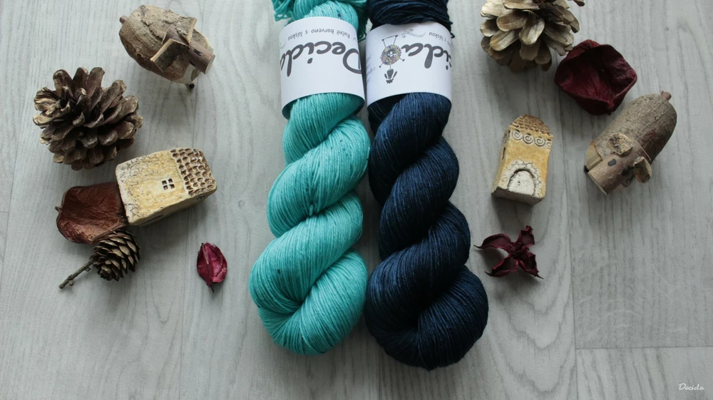 "Blue night"-  extra MERINO se sw 3mm