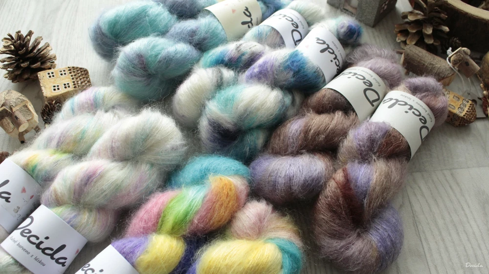 "Belinia" - NOVINKA 75%mohér/25%hedvábí 50g 