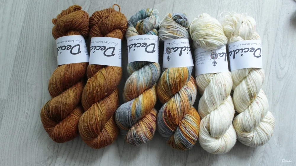 "Aztécké zlato" - EXTRA Merino sw/polyamid 365m/100g