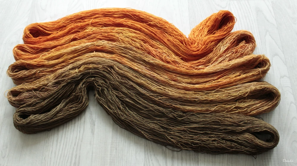 Fade "Pomerančovník"  extra MERINO se sw 3mm