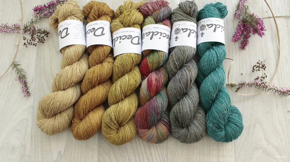 "Heather" -  Single 90% Merino/10% Len 366m