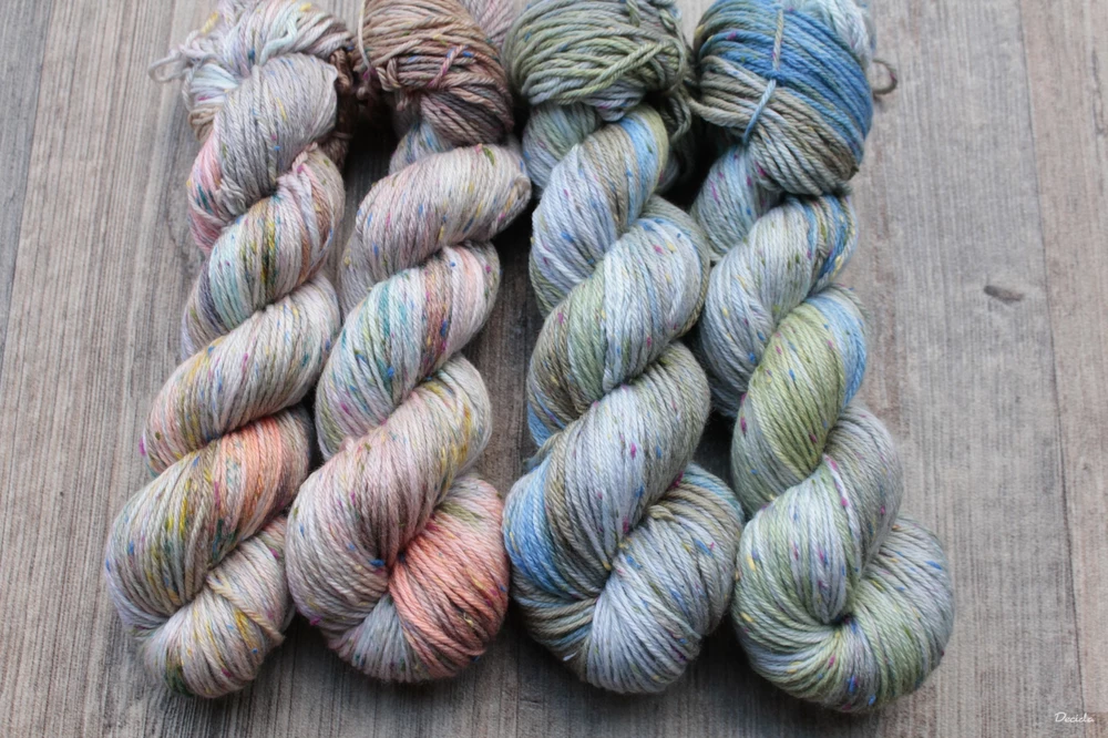 "Cloudy sky" Donegal DK - 85% merino a 15% donegal nopky