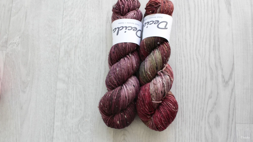 "Sunny autumn" Donegal DK - 85% merino a 15% donegal nopky