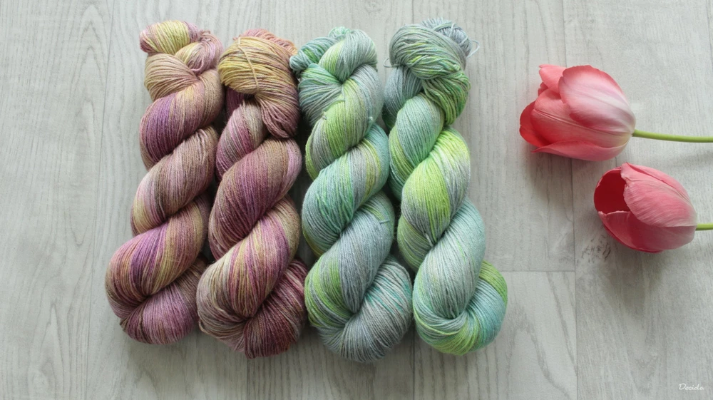 "Léto" - 60%merino 20%hedvábí 20%ramie 425m/100g