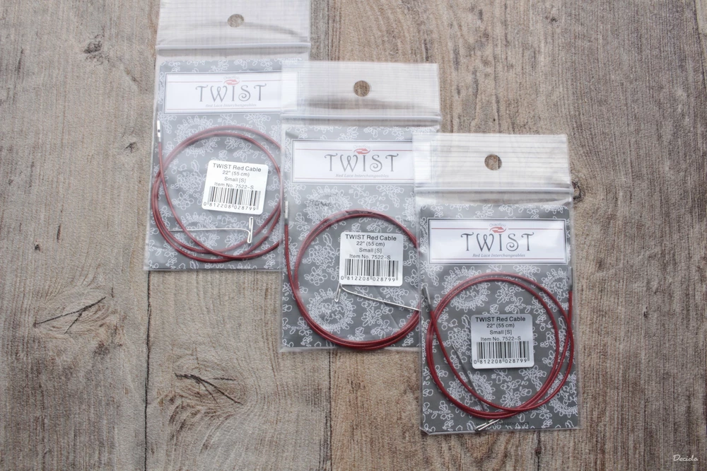 Lanko Twist Red ChiaoGoo vel. Mini - 75cm