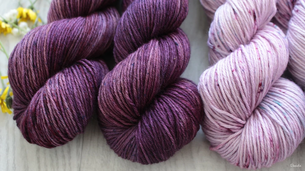 "Sweet Burgundy" - extra MERINO se sw 4mm