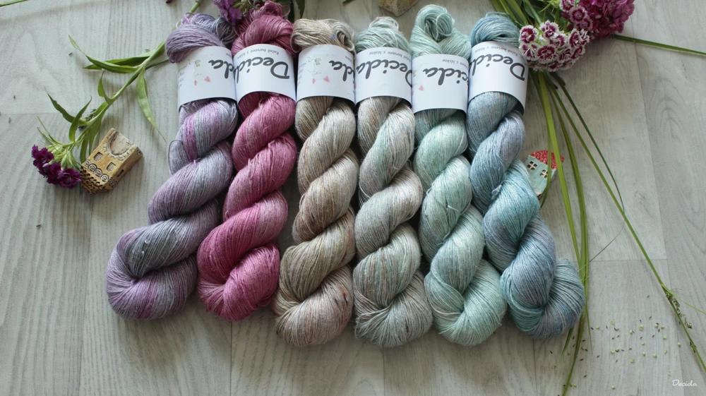 "Lavender Love" -  70% bambus 30% len 400m