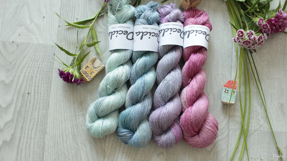 "Lavender Love" -  70% bambus 30% len 400m