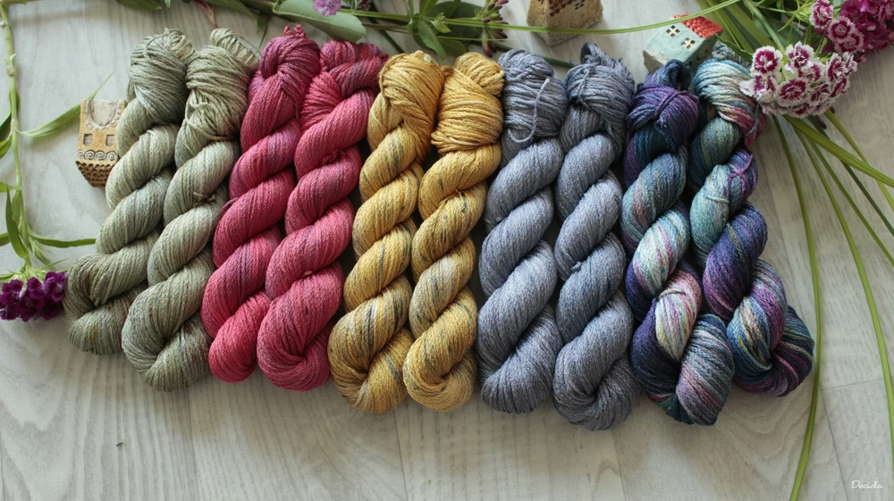 "Golden bridge" 100% pravé hedvábí 50g