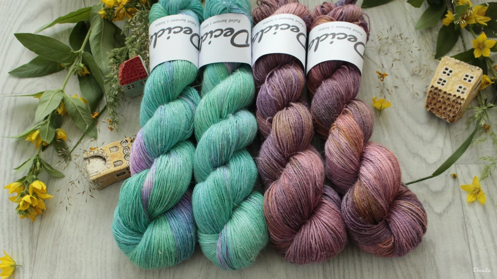 "Mérua"- 50% Alpaca/25% Hedvábí/25% len 400m