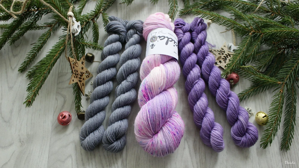 "Šedá minis" -EXTRA Merino sw/polyamid 365m/100g - 20g!