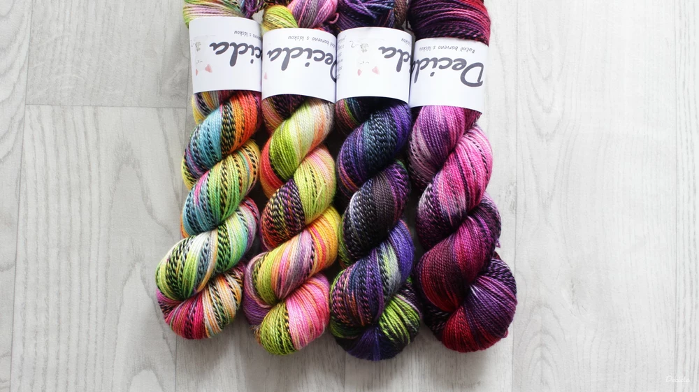 "Halloween Squash" - ZEBRA Merino sw/nylon 400m/100g