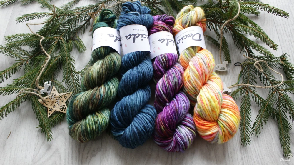 "Doris" extra MERINO Thick and Thin 100m