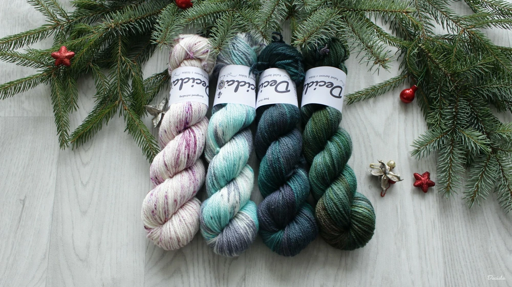 "Deep Ocean" Aran merino sw 166m/100g