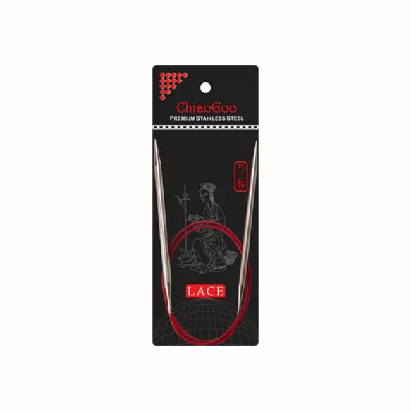 Pevné jehlice Red Lace ChiaoGoo 2,5mm - 120cm