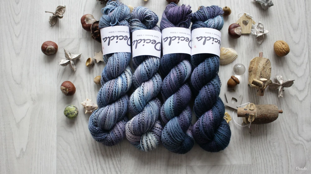 "Letní deštík" - ZEBRA Merino sw/nylon 400m/100g