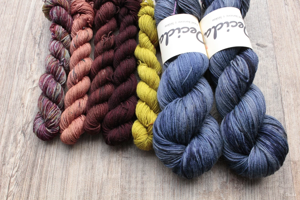 "Sladké broskve"-  merino sw 500m/100g