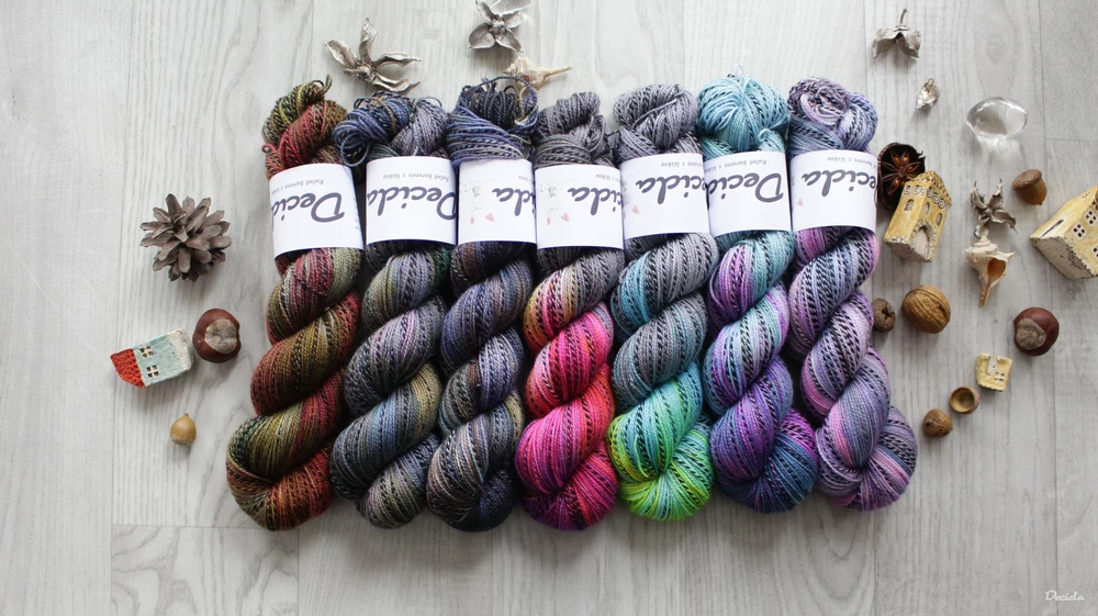 "Extravagance 2" - ZEBRA Merino sw/nylon 400m/100g