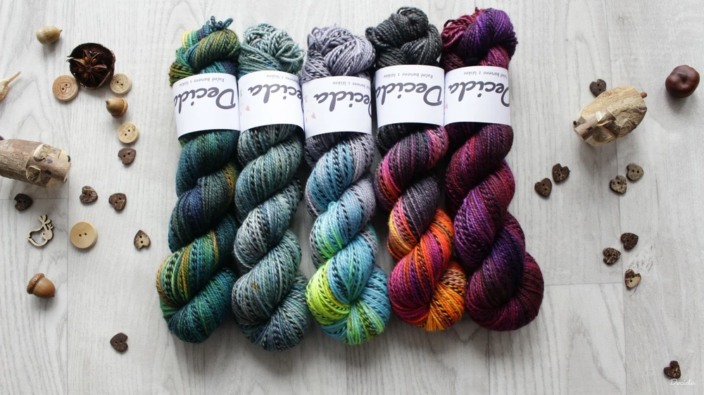 "Thunder" - ZEBRA Merino sw/nylon 225m/100g