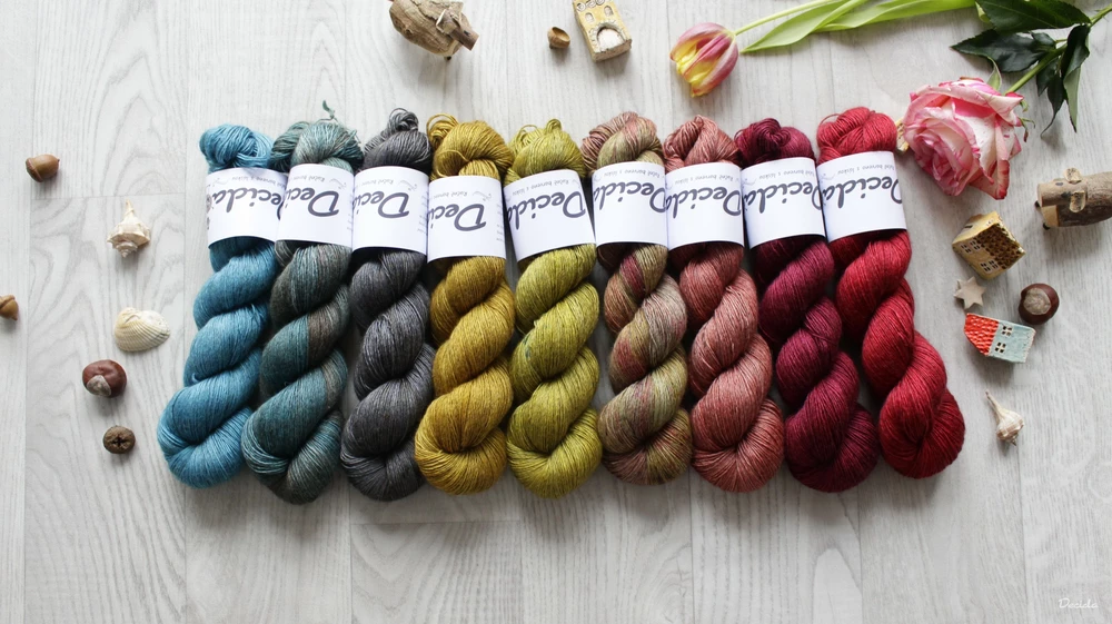 "Corn" 120g -  65%merino 20%hedvábí a 15% yak