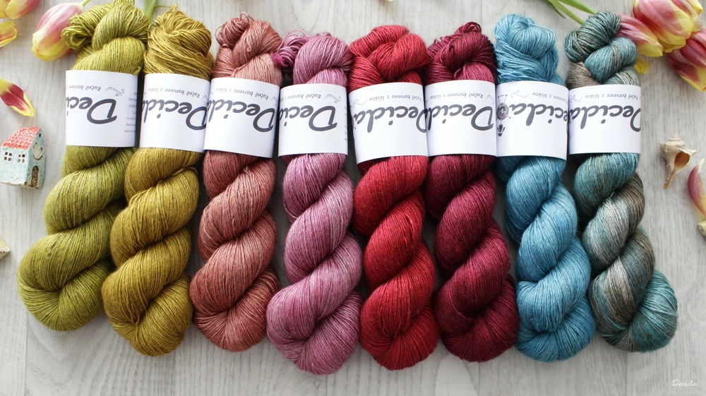 "Dump" 120g -  65%merino 20%hedvábí a 15% yak