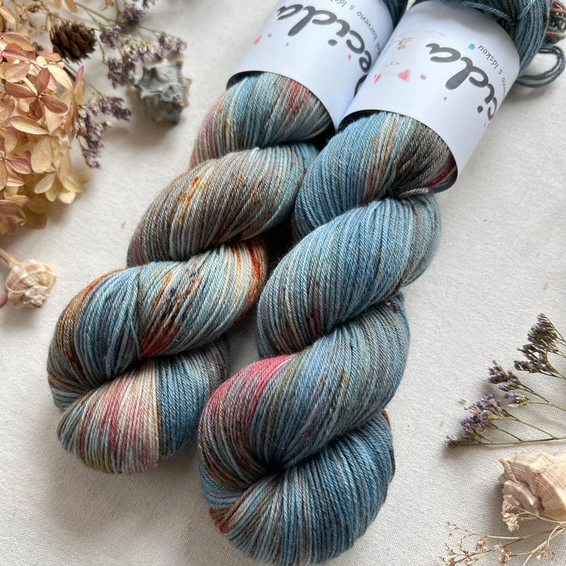 "Deštivá romance" - EZ Dye Merino 400m