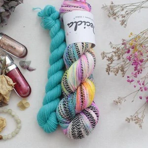 "Neon balm 5 - Tyrkys" - ZEBRA Merino sw/nylon 365m - set 120g PŘEDOBJEDNÁVKA